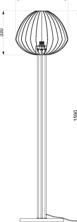 Camif Lampadaires>ALUMINOR Lampadaire Beloune pomme -