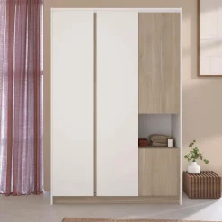 Camif Armoires|Armoires Et Dressing>Armoire 4 portes décor bois Palerme