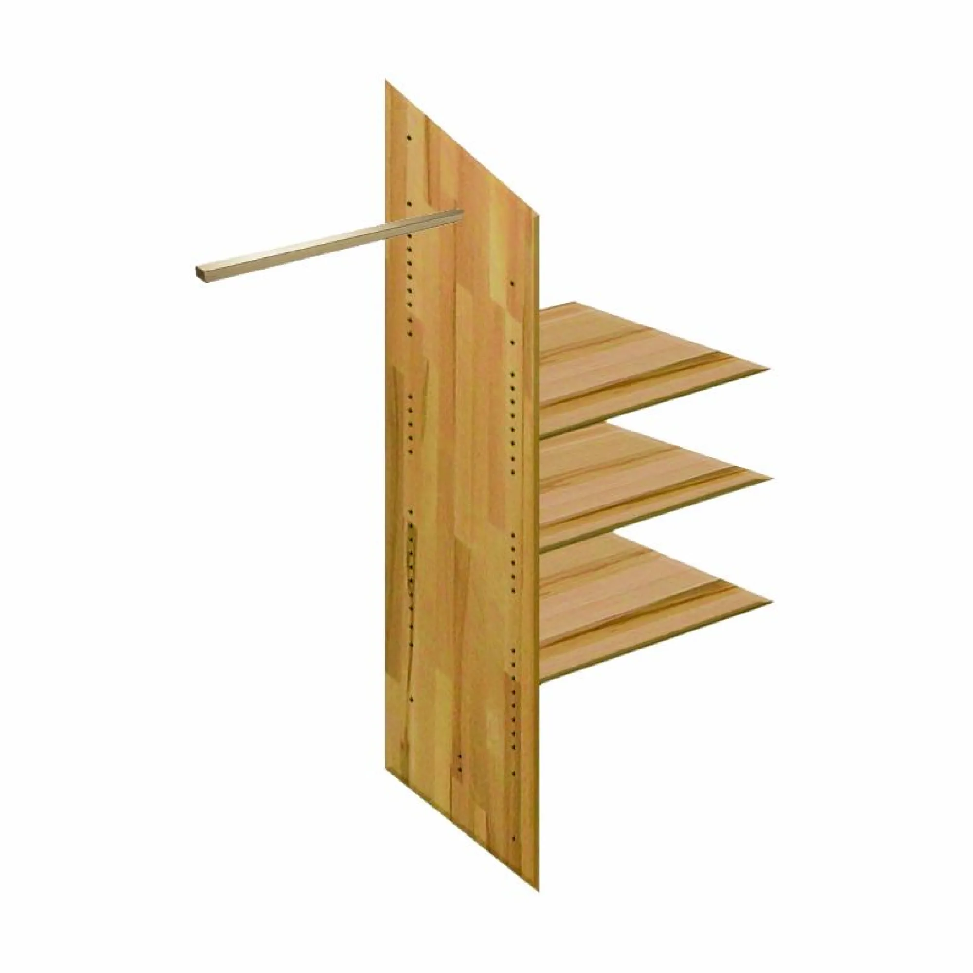 Camif Armoires|Armoires Et Dressing>Armoire chêne massif 4 portes Capucine