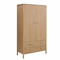 Camif Armoires|Armoires Et Dressing>Armoire décor bois 2 portes 2 tiroirs Simon