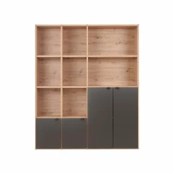 Camif Bibliothèques>Bibliothèque 4 portes moyenne version Marlone -