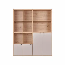 Camif Bibliothèques>Bibliothèque 4 portes moyenne version Marlone -