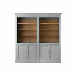 Camif Bibliothèques>Bibliothèque bois massif 4 portes Embellie -