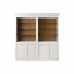 Camif Bibliothèques>Bibliothèque bois massif 4 portes Embellie -