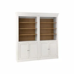 Camif Bibliothèques>Bibliothèque bois massif 4 portes Embellie -