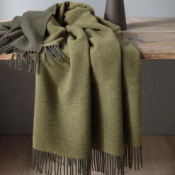 Camif Plaids|Plaids>BIEDERLACK Plaid laine et cachemire Clarence - - 130 x 170 cm