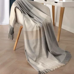 Camif Plaids|Plaids>BIEDERLACK Plaid laine et cachemire à carreaux Clarence - - 130 x 170 cm