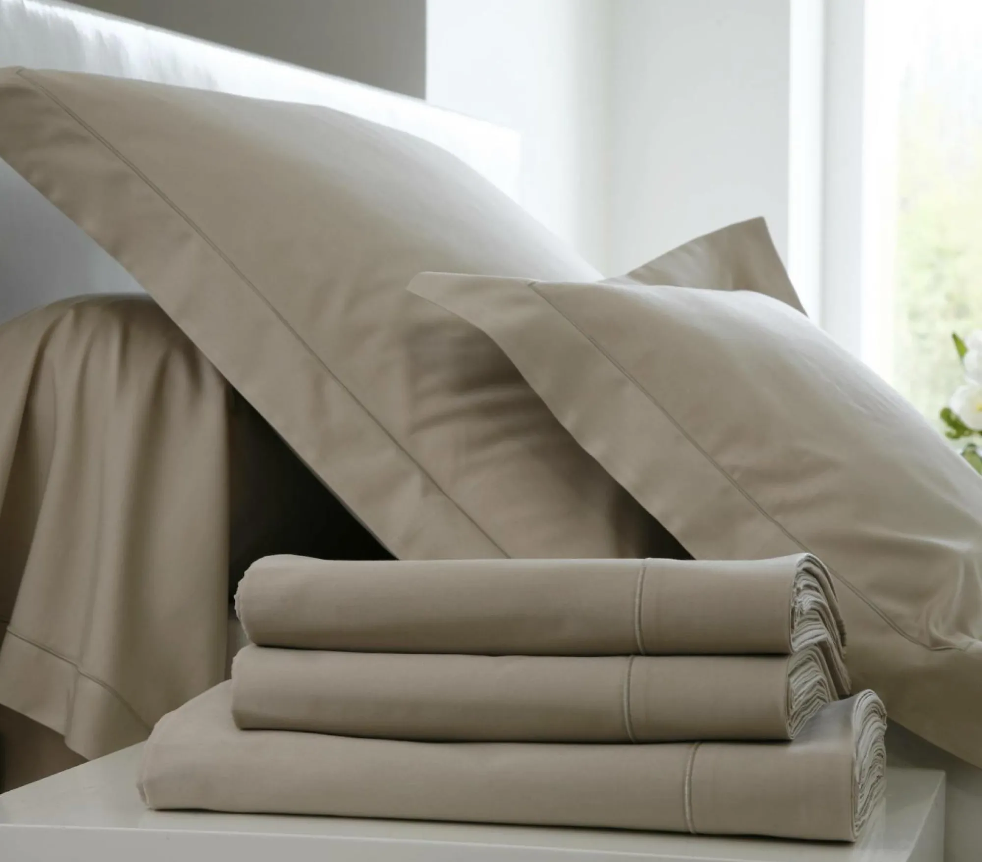 Camif Draps>BLANC DES VOSGES Drap Percale Easy - - 240 x 300 cm
