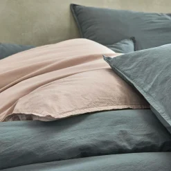 Camif Housses De Couette>BLANC DES VOSGES Housse de couette percale lavée Bohème - - 140 x 200 cm