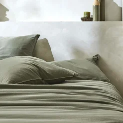 Camif Housses De Couette>BLANC DES VOSGES Housse de couette percale lavée Bohème - - 140 x 200 cm