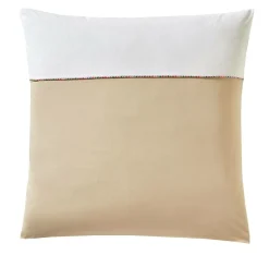 Camif Taies D'Oreiller>BLANC DES VOSGES Taie bicolore percale, Duo - - Taie d'oreiller 65 x 65 cm
