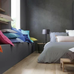 Camif Taies D'Oreiller>BLANC DES VOSGES Taie de traversin Percale Easy - - Taie de traversin 45 x 190 cm