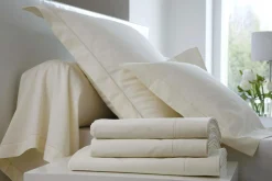 Camif Taies D'Oreiller>BLANC DES VOSGES Taie d'oreiller Satin - - Taie d'oreiller 65 x 65 cm