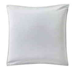 Camif Taies D'Oreiller>BLANC DES VOSGES Taie d'oreiller percale lavée Bohème - - Taie d'oreiller 65 x 65 cm