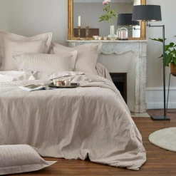 Camif Taies D'Oreiller>BLANC DES VOSGES Taie d'oreiller satin Divine - - Taie d'oreiller 50 x 73 cm
