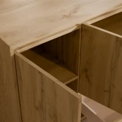 Camif Buffets>Buffet 4 portes 1 tiroir décor bois Gustavo -