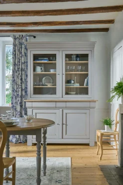 Camif Meubles Vitrines>Buffet vaisselier bois massif 4 portes 3 tiroirs Embellie -