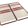 Camif Sommiers 90 X 190 Cm|Sommiers 140 X 190 Cm>BULTEX Sommier cadre métal à lattes 5 zones 4 cm Morpho - 2 x 80 x 200 cm