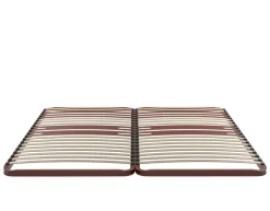 Camif Sommiers 90 X 190 Cm|Sommiers 140 X 190 Cm>BULTEX Sommier cadre métal à lattes 5 zones 4 cm Morpho - 2 x 80 x 200 cm