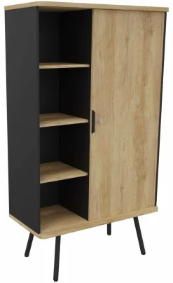 Camif Meubles De Rangement Bureau|Meubles De Rangement Bureau>BURONOMIC Armoire 1 porte et 3 tablettes Alto
