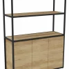 Camif Meubles De Rangement Bureau|Meubles De Rangement Bureau>BURONOMIC Bibliothèque 3 portes Alto
