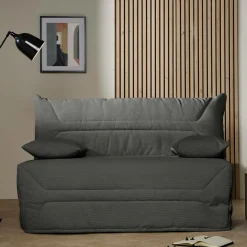 Camif Bz>Canapé BZ velours côtelé matelas 12 cm Gaston -