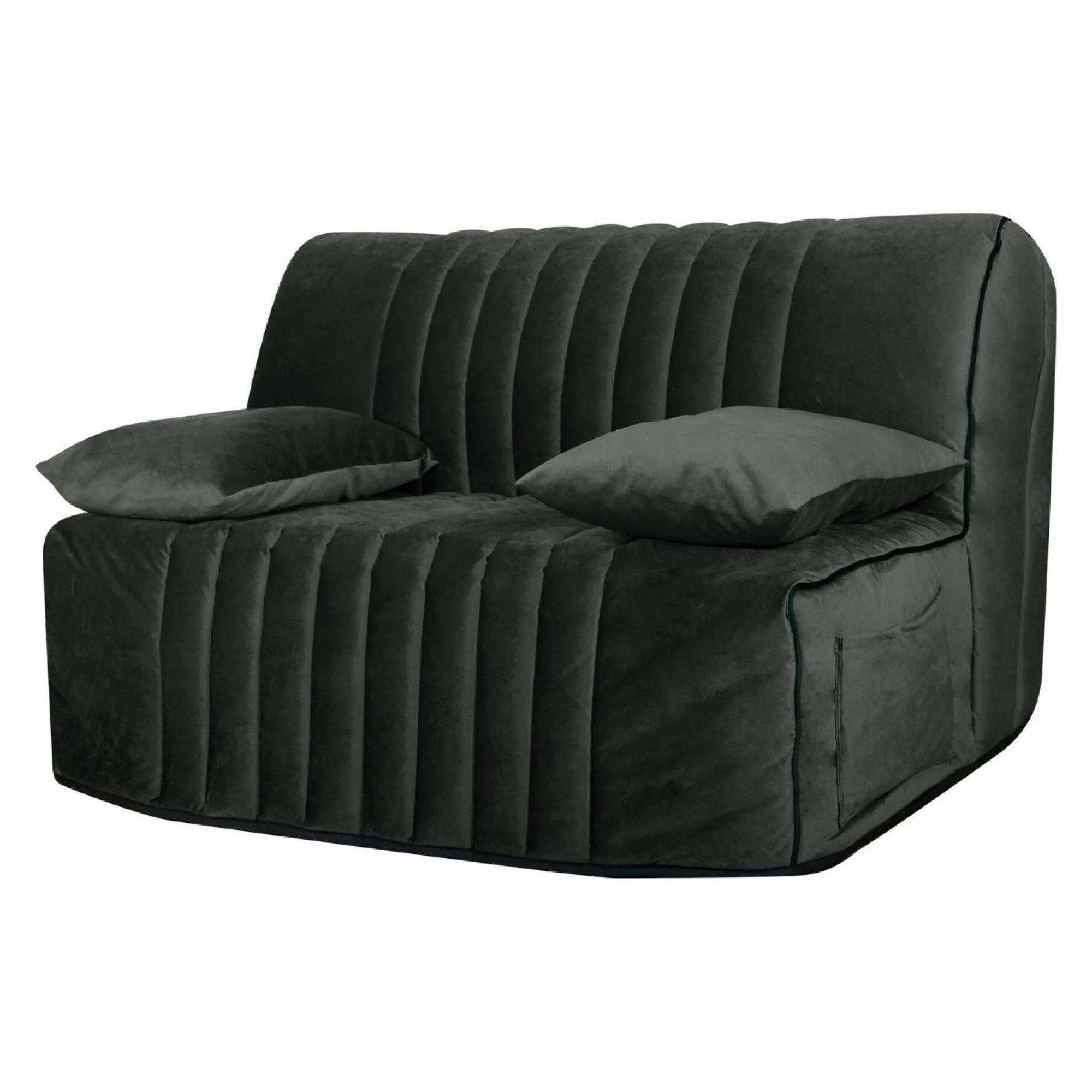 Camif Bz>Canapé BZ velours matelas 15 cm Oriane - - Matelas mousse HR