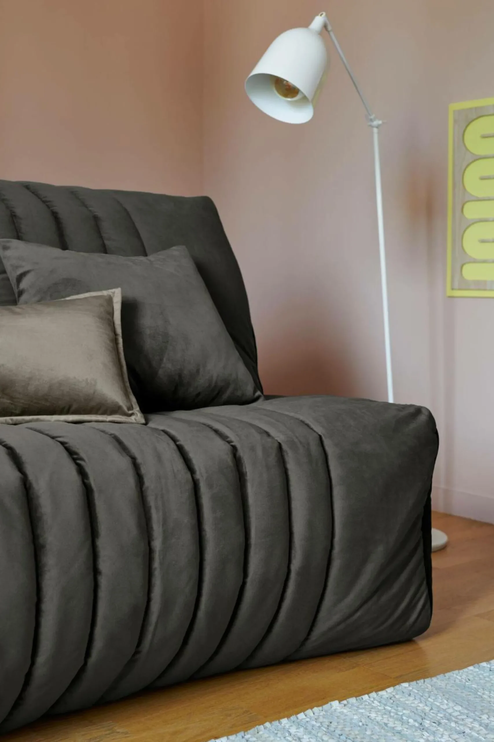 Camif Bz>Canapé BZ velours matelas 15 cm Oriane - - Matelas mousse HR