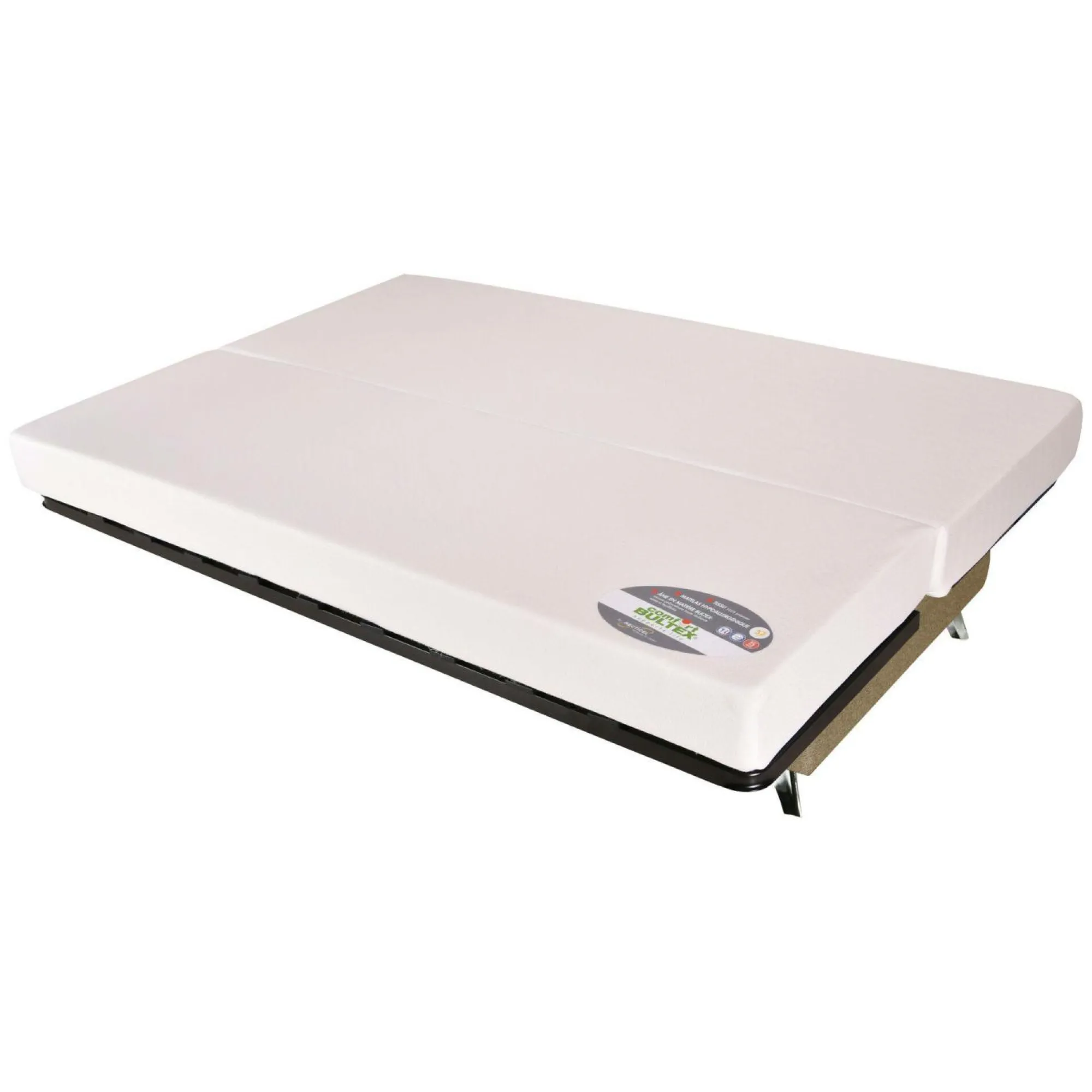 Camif Clic-Clac>Canapé clic-clac tissu matelas Bultex 14 cm Gipsy -