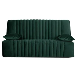 Camif Clic-Clac>Canapé clic-clac velours matelas 15 cm Oriane - - Matelas mousse HR