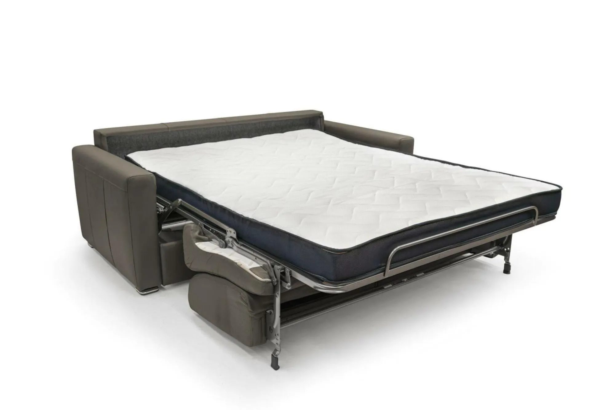 Camif Canapés Droits>Canapé convertible cuir Aubin - - Grand 3 places
