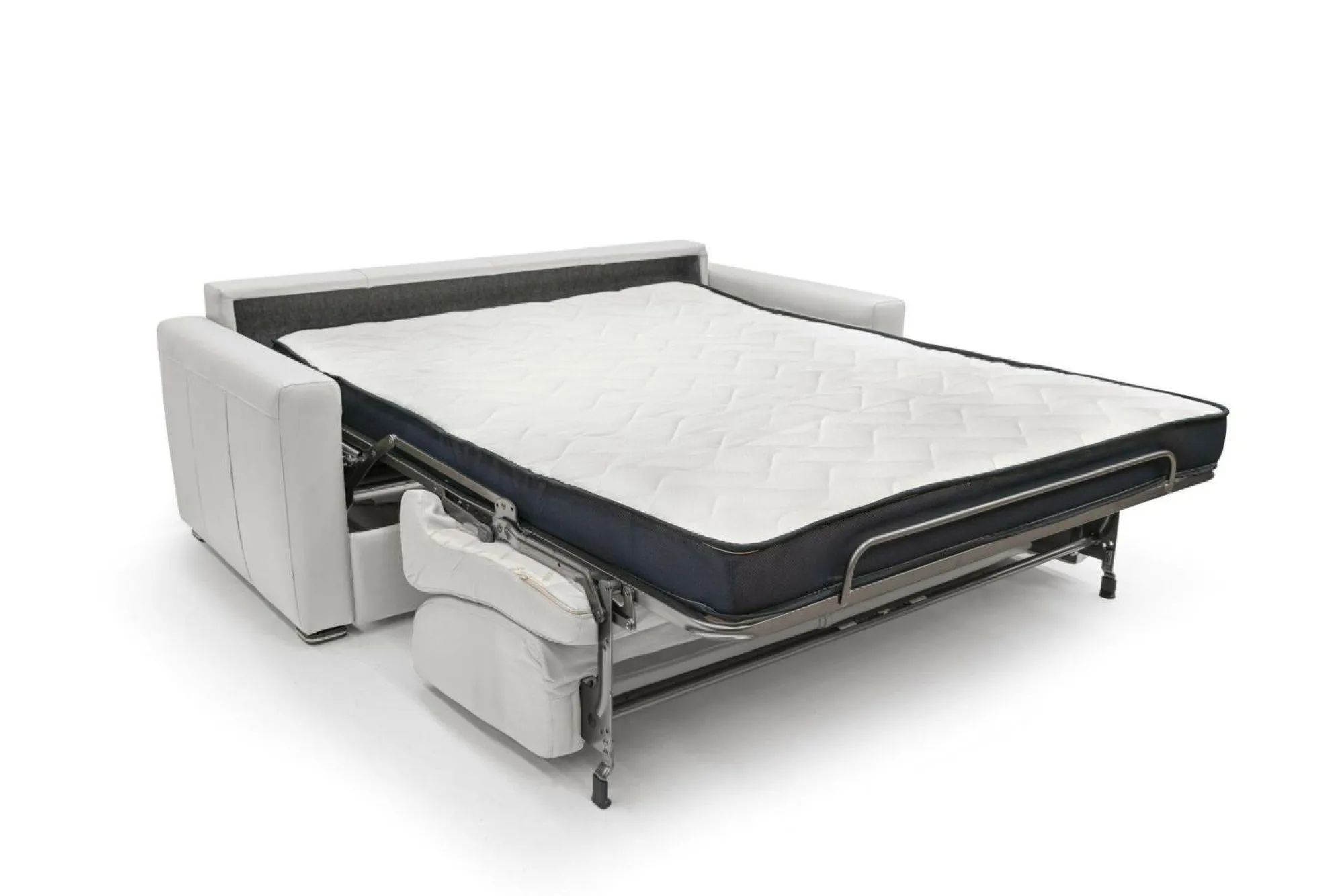 Camif Canapés Droits>Canapé convertible cuir Aubin - - Grand 3 places