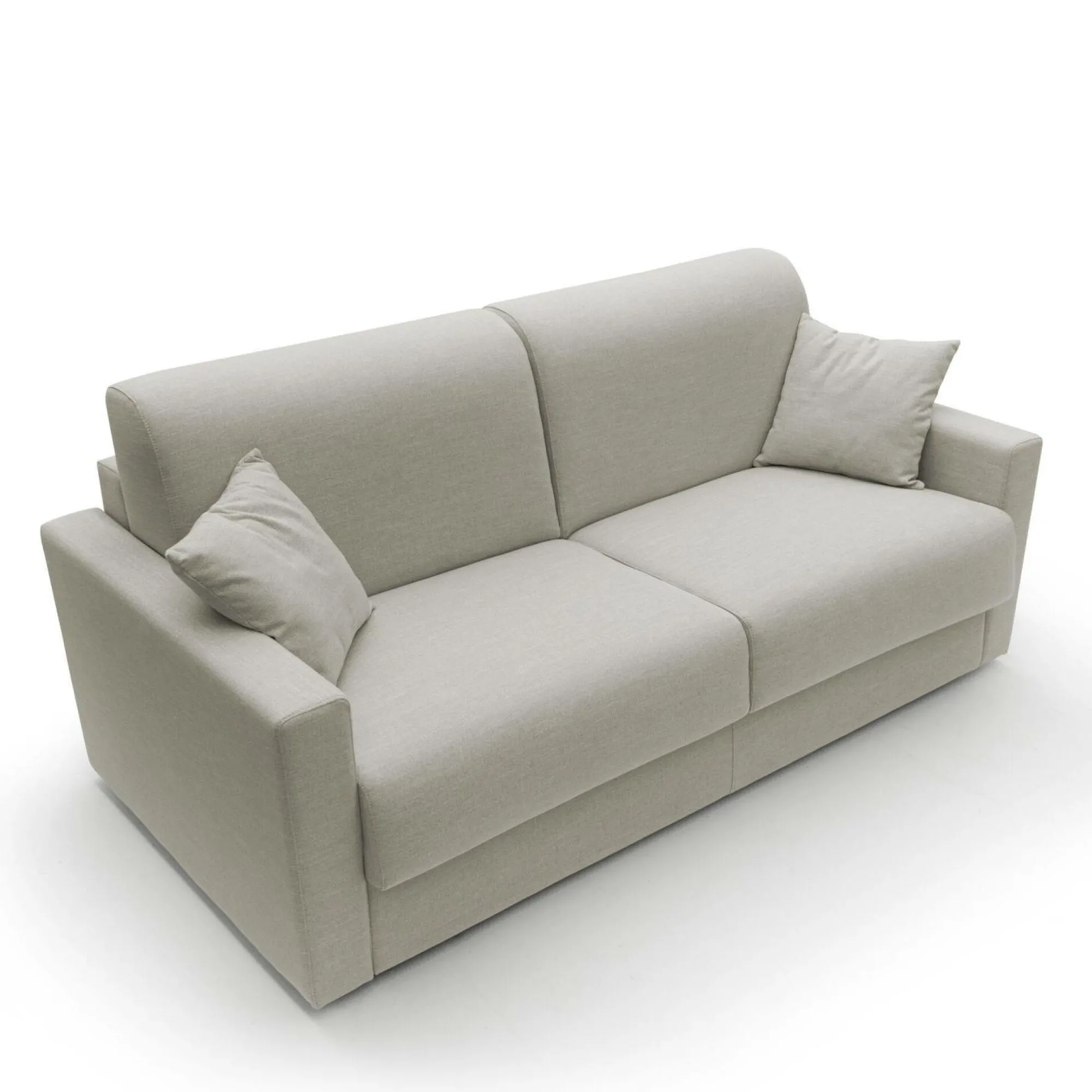 Camif Canapés Droits>Canapé convertible tissu recyclé déhoussable Aubin - - Grand 3 places