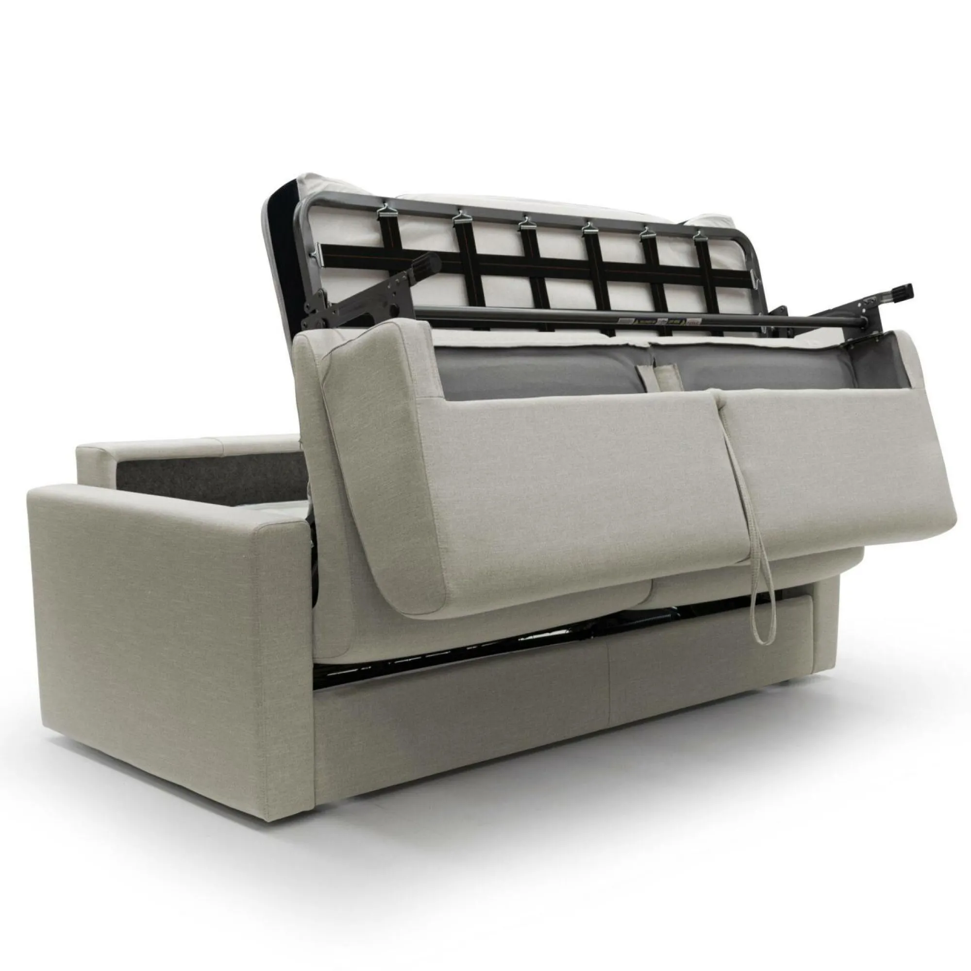 Camif Canapés Droits>Canapé convertible tissu recyclé déhoussable Aubin - - Grand 3 places