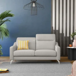 Camif Canapés Droits|Canapés Fixes>Canapé cuir têtières relevables Ben - - 3 places