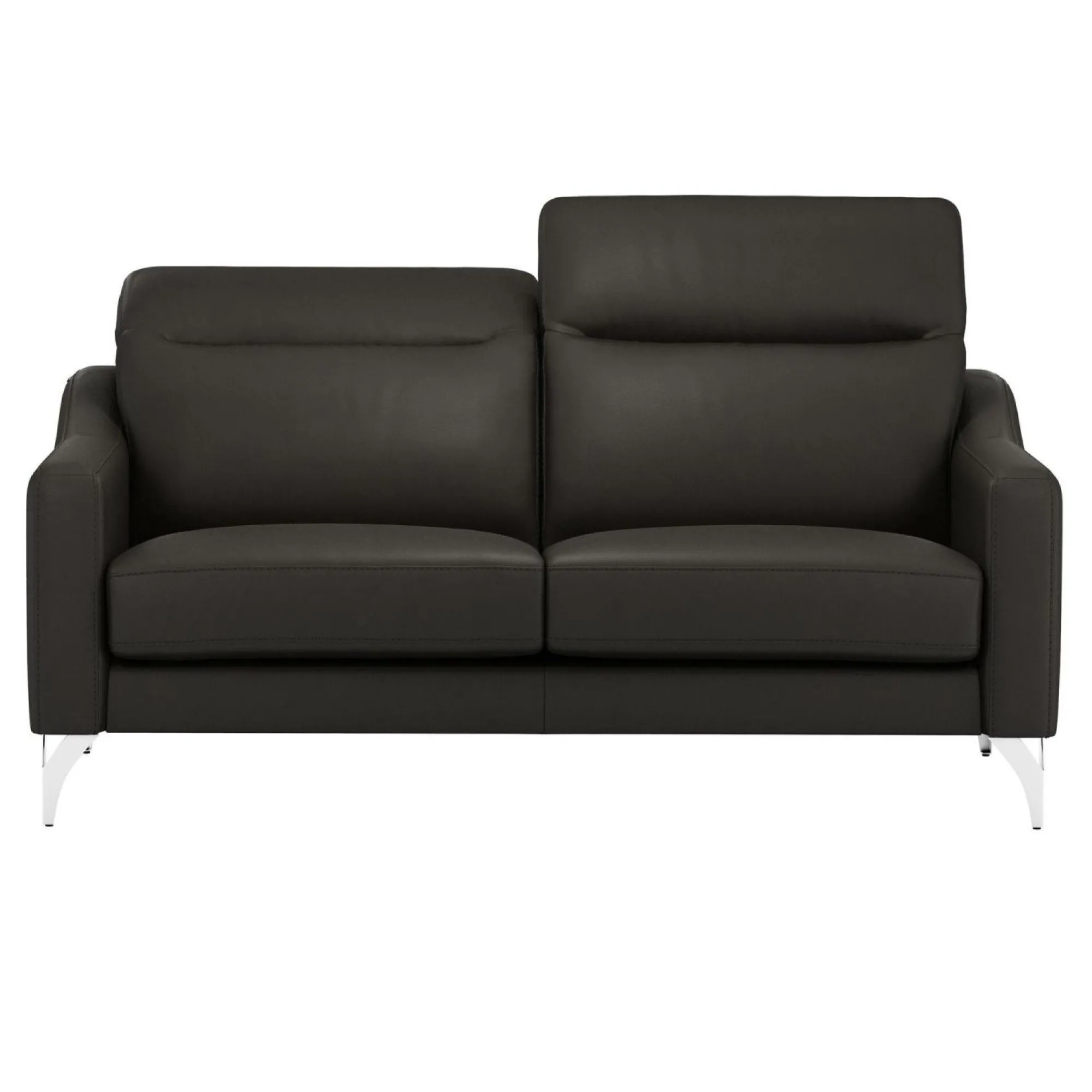 Camif Canapés Droits|Canapés Fixes>Canapé cuir têtières relevables Ben - - 3 places