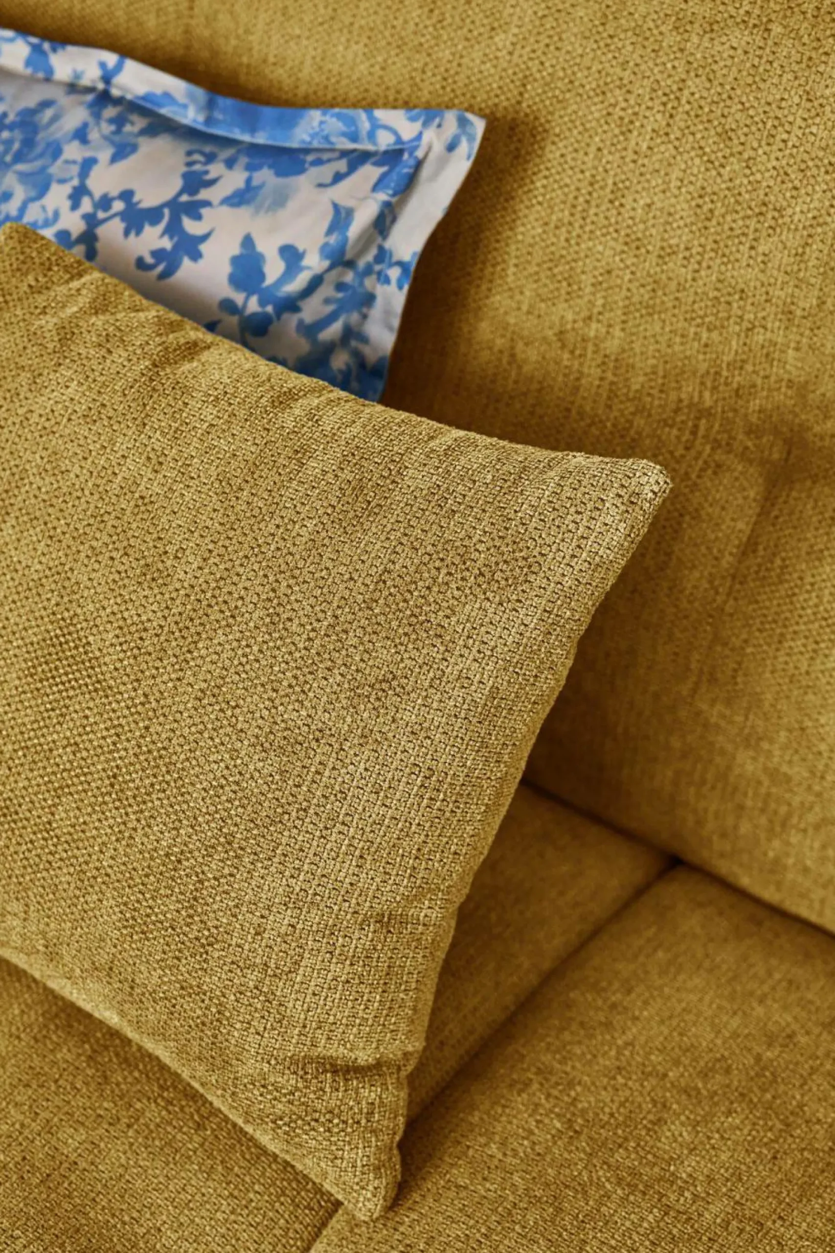 Camif Canapés Modulables>Canapé d'angle modulable tissu avec pouf Benny -
