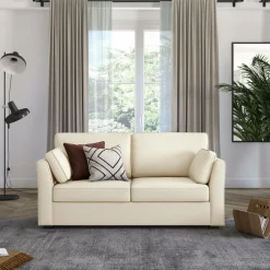 Camif Canapés Droits|Canapés Fixes>Canapé tissu coton déhoussable Marbella - - 2 places