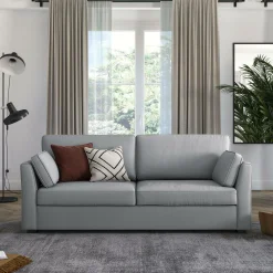 Camif Canapés Droits|Canapés Fixes>Canapé tissu coton déhoussable Marbella - - 3 places