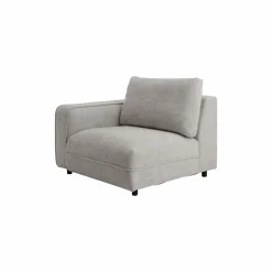 Camif Canapés Modulables>Chauffeuse avec accoudoir pour canapé modulable tissu Solenn - - Canapé angle gauche