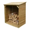 Camif Abris De Jardin>C.I.H.B. Abri Bûches avec Plancher 4 m² Grand Modèle en Bois Autoclave - 4 m2
