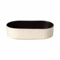 Camif Plats De Service|Corbeilles Et Vide-Poches>COSTA NOVA Plateau creux ovale grès déco 19 cm Notos