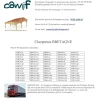 Camif Carports Et Pergola>CPBF-CHARPENTES Abri une Pente Adossé pour Voiture Bretagne en Bois - 400 x 1150 cm