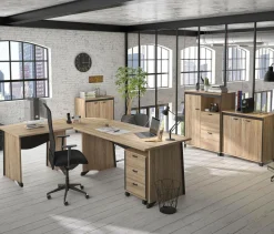 Camif Bureaux>C.PRO PAR Bureau complet + caisson Gregory - Largeur 160 cm