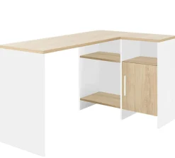 Camif Bureaux>C.PRO PAR Bureau d'angle Garry Blanc
