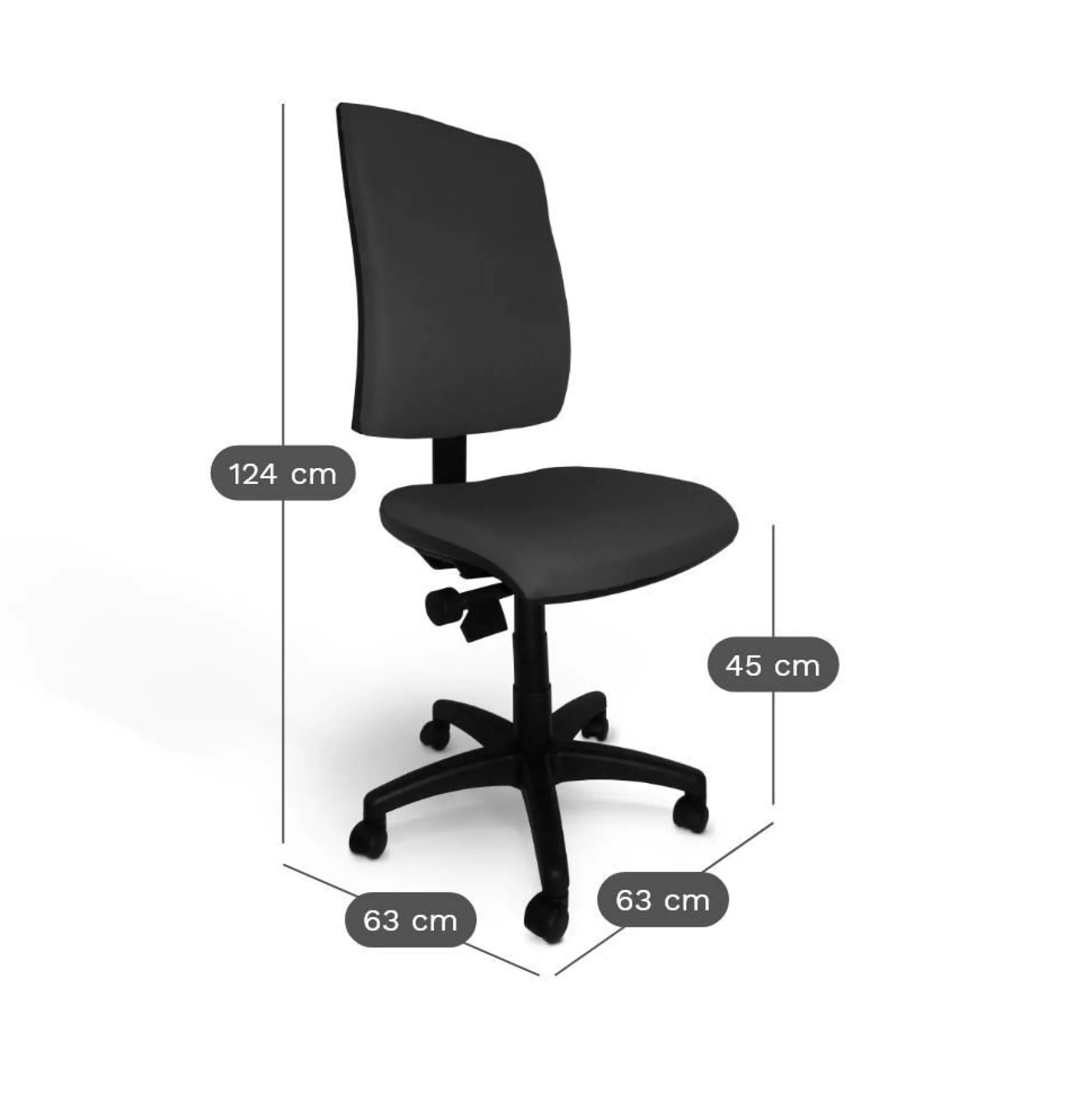 Camif Chaises De Bureau>C.PRO PAR Chaise de bureau Antoine II - - Roulettes pour sol dur