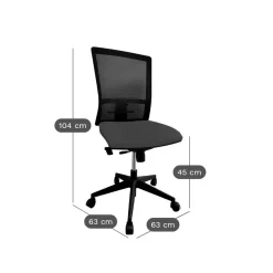 Camif Chaises De Bureau>C.PRO PAR Chaise de bureau Antoine II Kube - - Roulettes pour sol souple