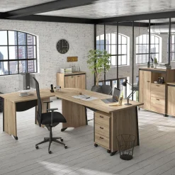 Camif Meubles De Rangement Bureau|Meubles De Rangement Bureau>C.PRO PAR Rangement 1 porte 2 tiroirs Gregory