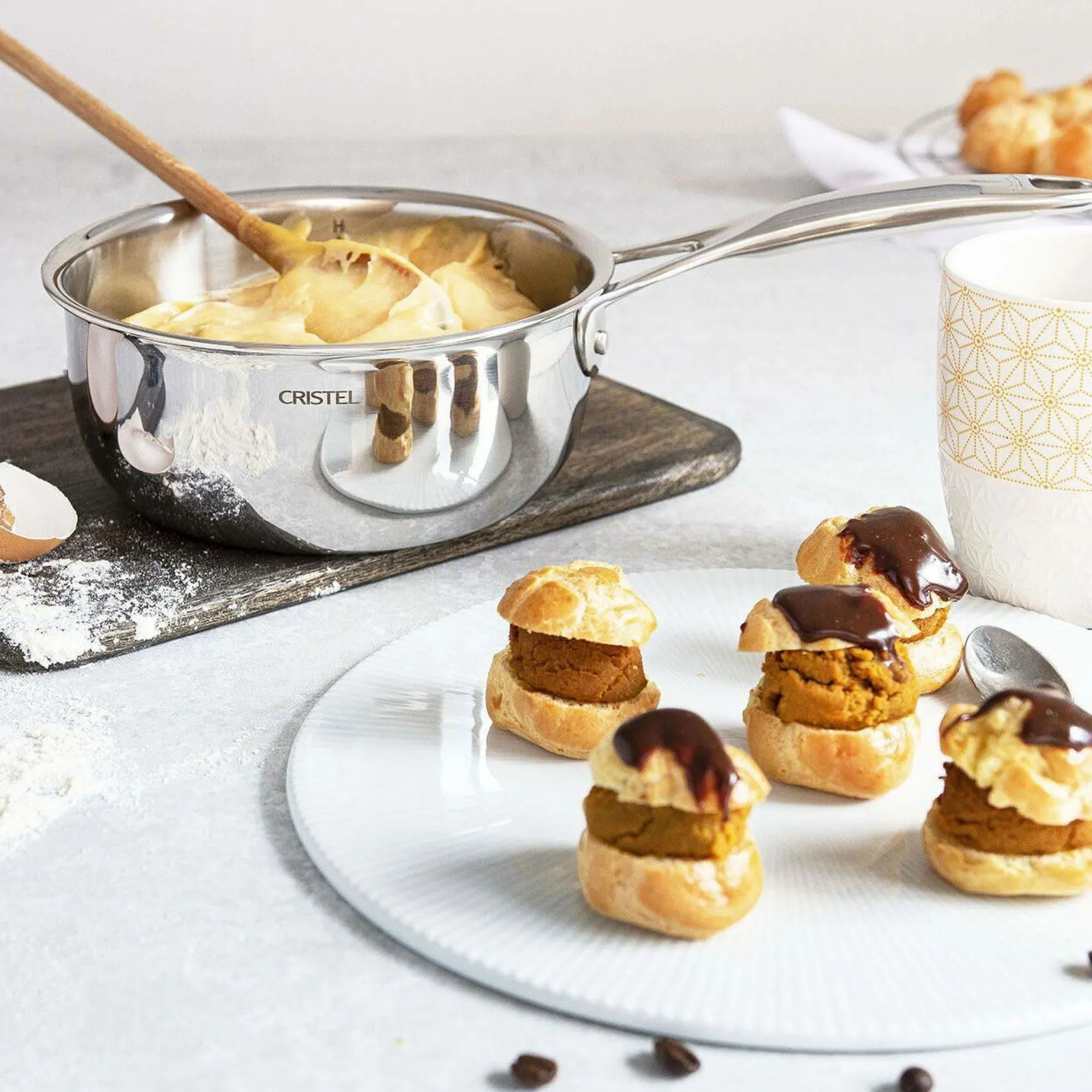 Camif Casseroles>CRISTEL Casserole saucier Castel' Pro - Diamètre 16 cm