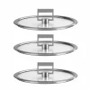 Camif Couvercles Et Poignées>CRISTEL Lot de 3 couvercles plats 16/18/20 cm Strate Fixe